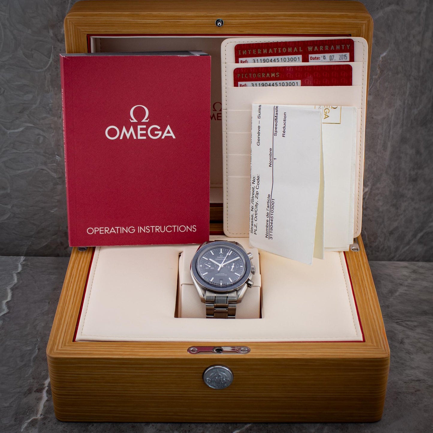 Omega Speedmaster Moonwatch Chronograph Co-axial