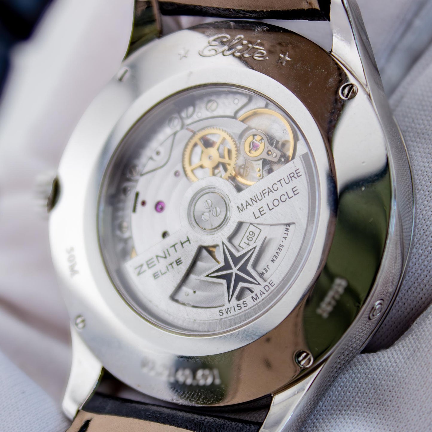 Zenith Elite Moonphase – Silver Guilloché Dial