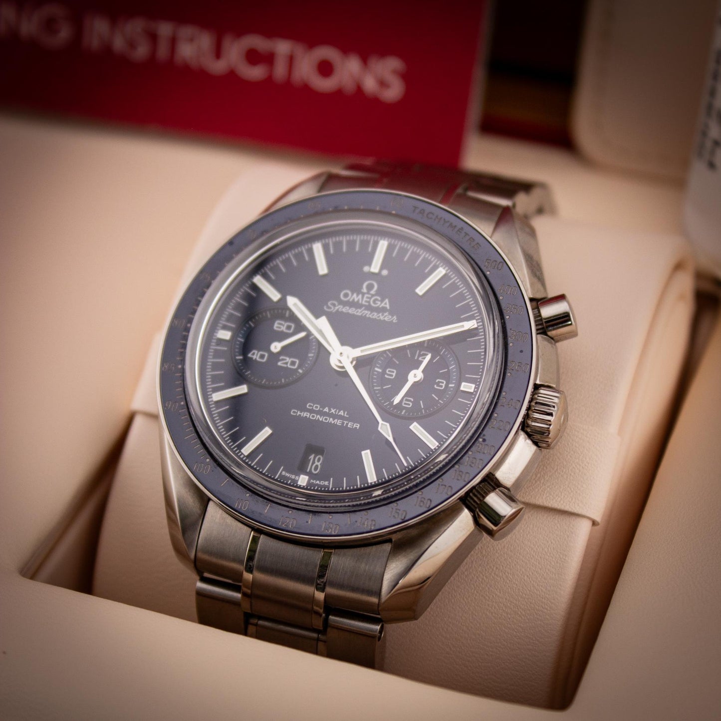 Omega Speedmaster Moonwatch Chronograph Co-axial