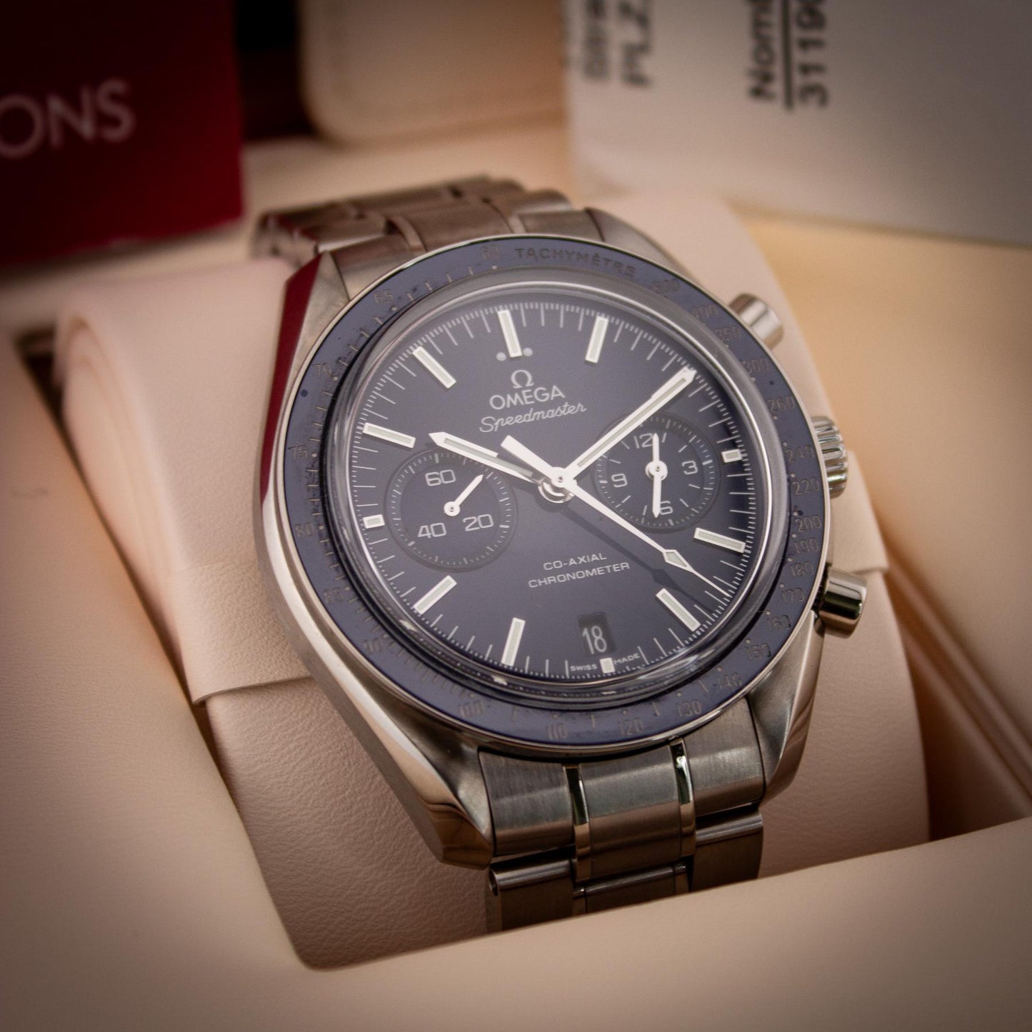 Omega Speedmaster Moonwatch Chronograph Co-axial