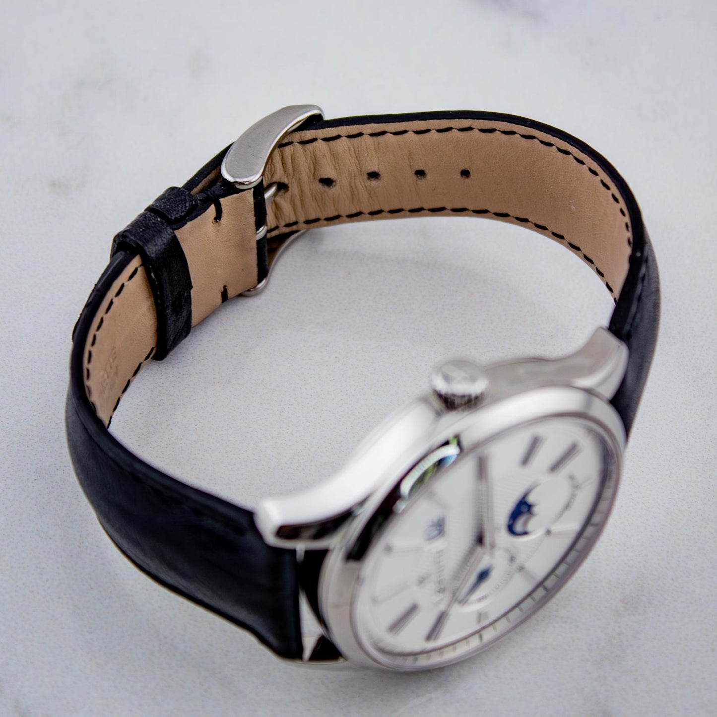 Zenith Elite Moonphase – Silver Guilloché Dial